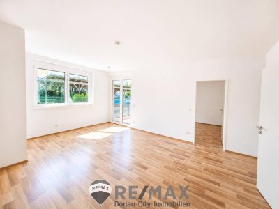 "Moderne helle 3-Zimmer-Wohnung mit Terrasse und Garten!"