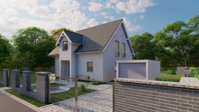 Jetzt ins Eigenheim! einzugsfertiges KfW-40- Niedrigenergiehaus mit Wärmepumpe im ruhigen Süden von