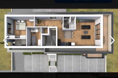 Exklusive 3-Zimmer-Penthouse-Wohnung mit gehobener Innenausstattung mit Balkon in Königswinter