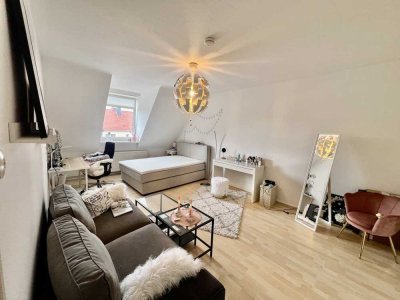 Modernisierte Wohung - West-Balkon -  großer Gemeinschaftsgarten