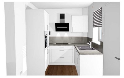 Neuwertige 2,5-Zimmer Wohnung mit Balkon in Kirchberg an der Jagst