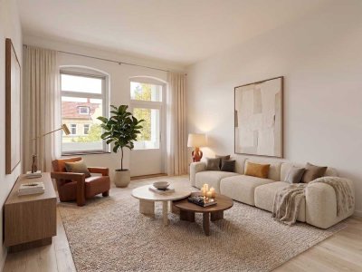 Moderne Gründerzeit-Wohnung im östlichen Ringgebiet
