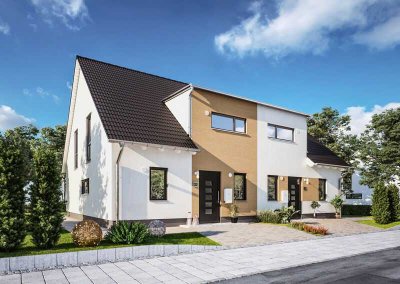 Hier beginnt Ihre Geschichte – Ihr Zuhause, maßgeschneidert für Sie, aus Stein gebaut. Bauplatz real