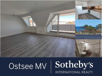 Moderne 2 Zimmer Mietwohnung mit Meerblick und Balkon!