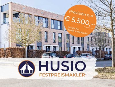 Seltene Gelegenheit: Modernes familienfreundliches Townhouse mit Loggia und Dachterrasse