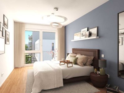 Wohlfühlfaktor mit großem Potential: 2-Zimmer-Wohnung mit Balkon in attraktivem Umfeld