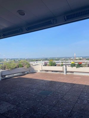 Penthouse im Herzen der Innenstadt, Panoramablick, Loft