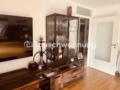 Tauschwohnung: Helle 2-Zimmer-Wohnung mit Balkon und Wohnküche