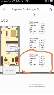 Helle Zweizimmerwohnung in ruhiger Lage