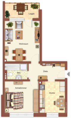 Demnächst frei! 3-Zimmer-Wohnung in Mönchengladbach Hardt