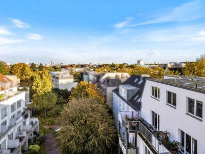 Exklusive Penthouse-Maisonette-Wohnung mit zwei Dachterrassen über den Dächern von Hamburg