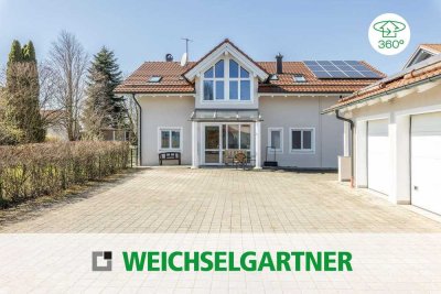 Hochwertige ca. 172 QM Gartenwohnung zzgl. ca. 58 QM Büro und Garage mit großem Lager