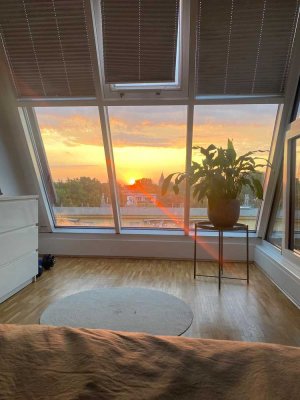 Modernes Penthouse mit zwei Zimmern in Berlin-Oberschöneweide