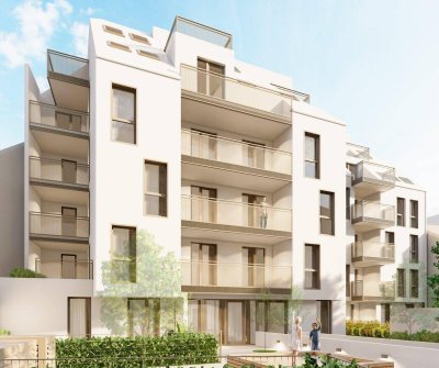 zentral begehbare 3-Zimmer Wohnung mit Südwest Balkon zum genießen! Neubau mit Erstbezug und Provisionsfrei