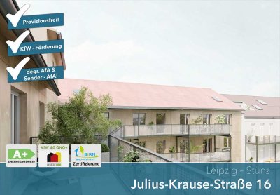 Nachhaltiger NEUBAU * 4 Zimmer mit Balkon zum Garten * KFW 40 und QNG