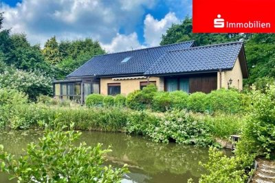 Top-gepflegtes Einfamilienhaus mit besonderem Grundstück in Sackgassenlage