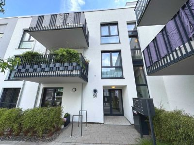 *Neubau*Erstbezug* Hochwertige zwei-Zimmer EG-Wohnung mit Terrasse und moderner Einbauküche !