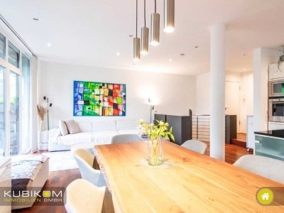 Hochwertige Maisonettewohnung mit Garten und Terrasse. 3 Zimmer. 106 m².