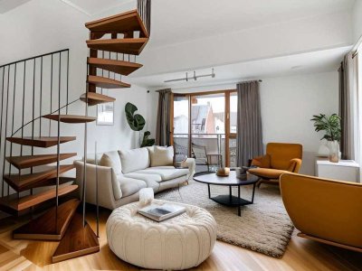 Über den Dächern von Fürth. Tolle 3 1/2 Zi.-Maisonette zur Miete