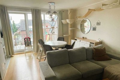 Moderne 3-RAUM-MAISONETTE MIT SÜD-BALKON & STELLPLATZ