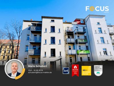 Paunsdorf - sehr gepflegte 2-Raumwohnung mit Balkon & Tageslichtbad für Eigennutzer o.Kapitalanleger