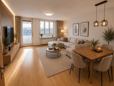 Familienfreundliche 3-Zimmer-Wohnung in Top-Lage von Stuttgart – hochwertige Schreiner-Einbauten