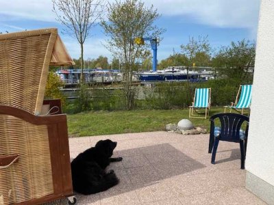 Ferienhaus mit Blick aufs Wasser, Sauna Whirlpool mit gehobener Innenausstattung in Rechlin