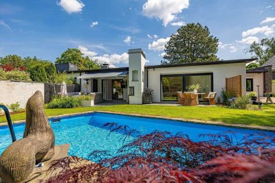 Wunderschöner Bungalow mit Garten und Outdoor-Pool