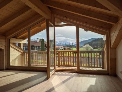Exklusive 3-Zimmer-Wohnung mit Balkon in Wallgau