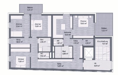 -8,5% Baustartaktion! 5-Zi.-Maisonettenwohnung (199,46m²) - Grazer Stadtlage