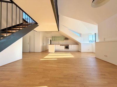 Bei Schönbrunn: Dachgeschosswohnung mit großer Dachterrasse im Stilaltbau