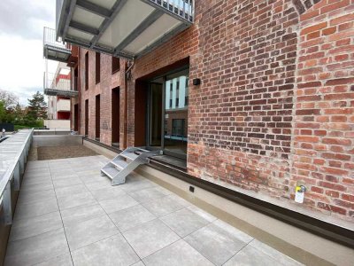 RESERVIERT - Wohnen im Alten Brauhaus - moderne 2 Zimmer Wohnung mit Terrasse