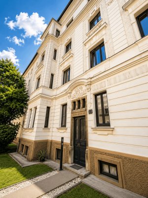 Altbau-Charme trifft Wohnkomfort - Jugendstilwohnung mit hohen Räumen und Westbalkon
