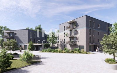 Erstbezug, provisionsfrei und Top-Ausstattung: 2-Zimmer-Wohnung mit großem Balkon