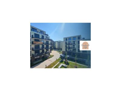 NEUBAU! Tageslichtdurchflutete 2-Zimmer-Wohnung mit moderner Einbauküche und Balkon!
