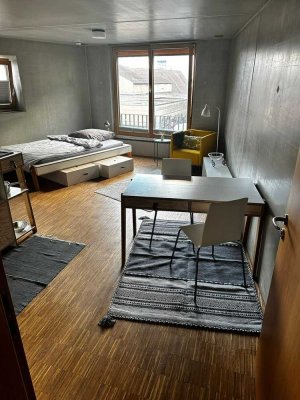 Neuwertige 1-Zimmer-EG-Wohnung mit Einbauküche in Ulm