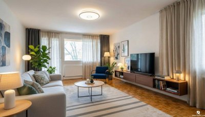 Wohnen im Grünen: Lichtdurchflutete 3-Zimmer-Wohnung mit Loggia in Maria Enzersdorf