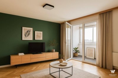Gepflegte Neubauwohnung mit West-Balkon und Garage