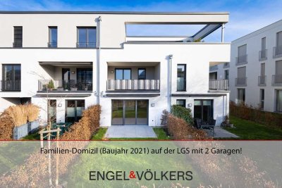 Familien-Domizil (Baujahr 2021) auf der LGS mit 2 Garagen!