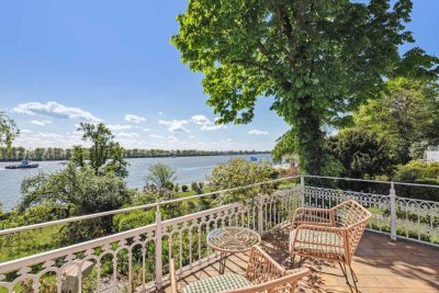 Elbjuwel mit Privatsphäre - historische Jugendstilvilla mit direktem Gartenzugang in privilegiert...