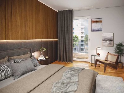 Wohnen in exklusiver 2,5-Zimmer-Wohnung – direkt am Wasser