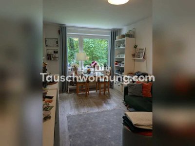 Tauschwohnung: 2 Zimmer mit Blick in den Garten