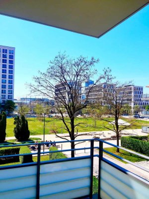 Neuhausen, einzigartiges 2 Zi.-Domizil in exklusivem Bauhaus-Ensemble, im  Arnulfpark