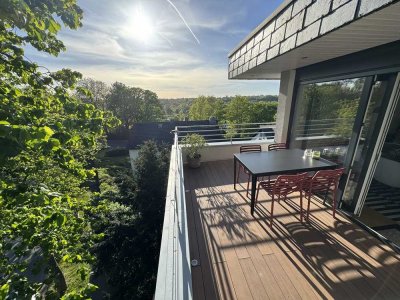 Wohnen über den Dächern von Mülheim – attraktive Dachgeschosswohnung von privat