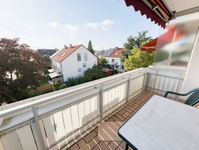 3-ZKB mit Balkon in Haunstetten – gepflegt, bezugsfrei, mit Modernisierungspotenzial - Einzelgarage