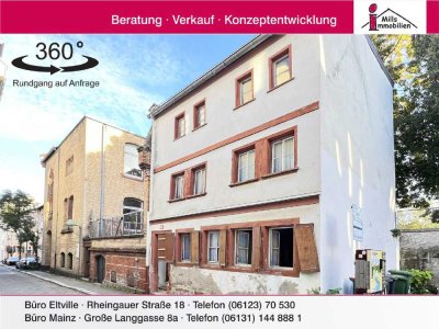 Denkmalgeschütztes Einfamilienhaus mit Geschichte in ruhiger Lage mitten in Mainz-Altstadt