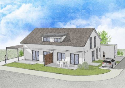 Rarität in Gärtringen: Ein Doppelhaus, das auch im Alter noch passt! - MUSTERHAUS SAMSTAGS GEÖFFNET