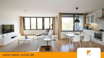 Helle 4-Zimmer Wohnung mit direkter Rheinsicht