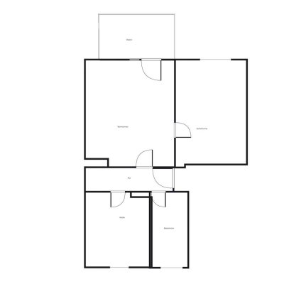 Charmante 2 Zimmerwohnung mit Balkon und Garten!