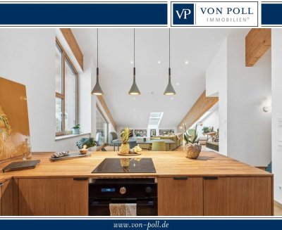 Für Freigeister und Ästheten: Wohnen, wo Räume Geschichten erzählen- Dachgeschoss-Balkon-Wohnung